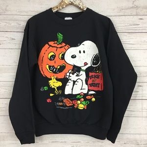 Peanuts halloween sweatshirt Clearance